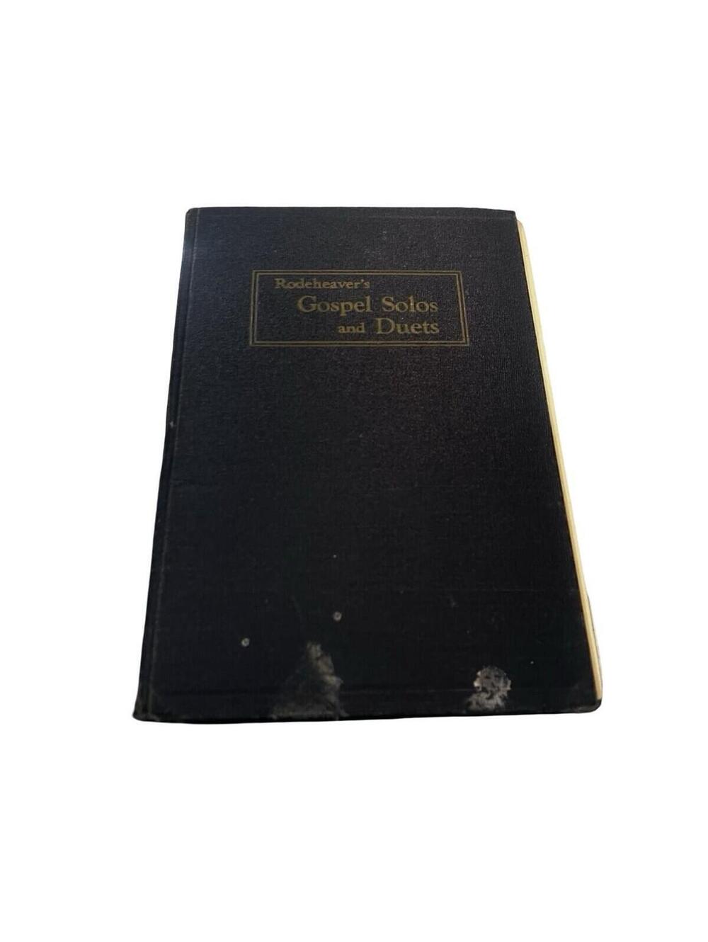 RODEHEAVER'S GOSPEL SOLOS AND DUETS Songbook Hymnal 1950 Church Songs Hymns